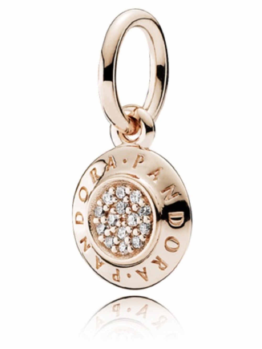 Pandora Rose Gold Signature Pendant